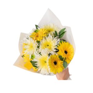 Ramo de margaritas y gerberas