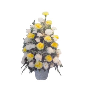 Arreglo floral de claveles