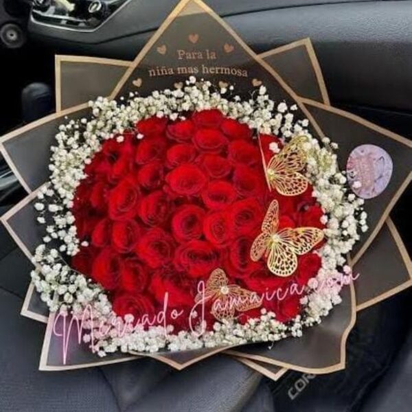 Ramo rosas rojas